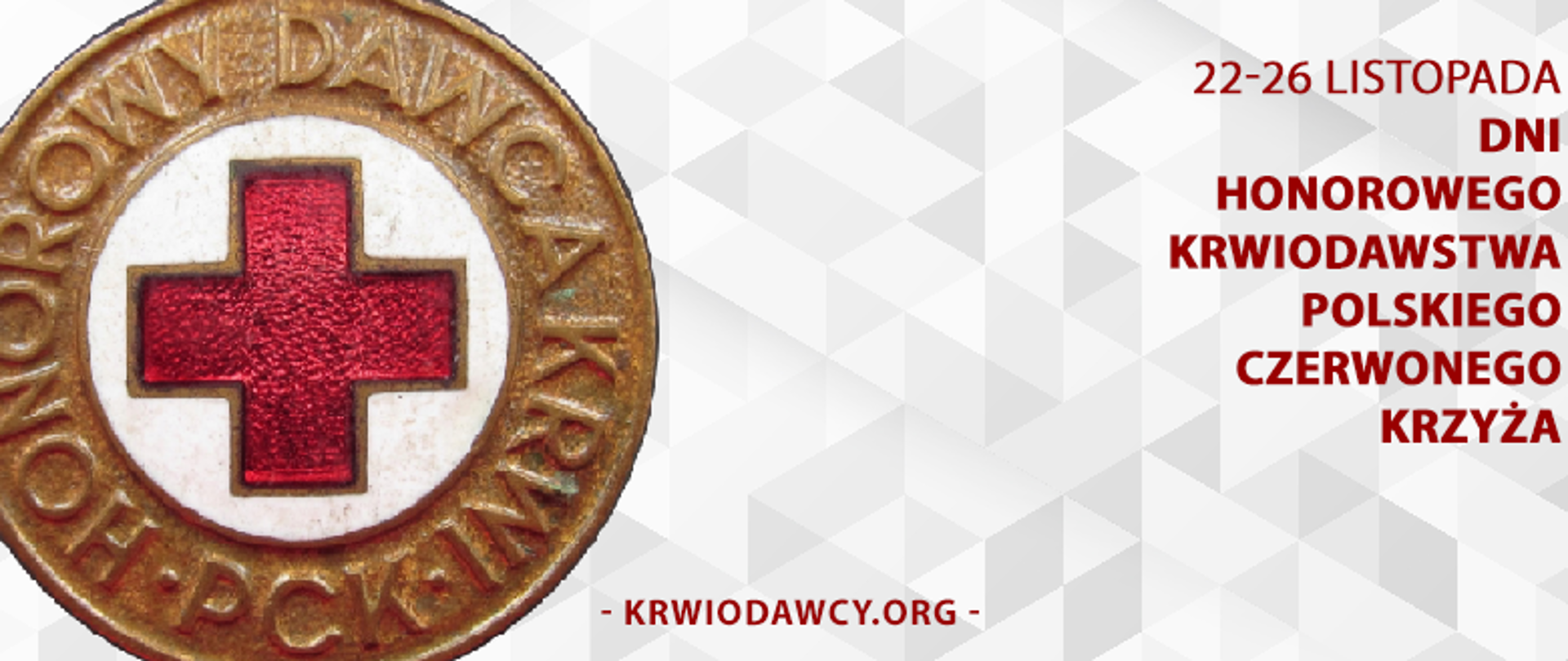 napis honorowe krwiodastwo