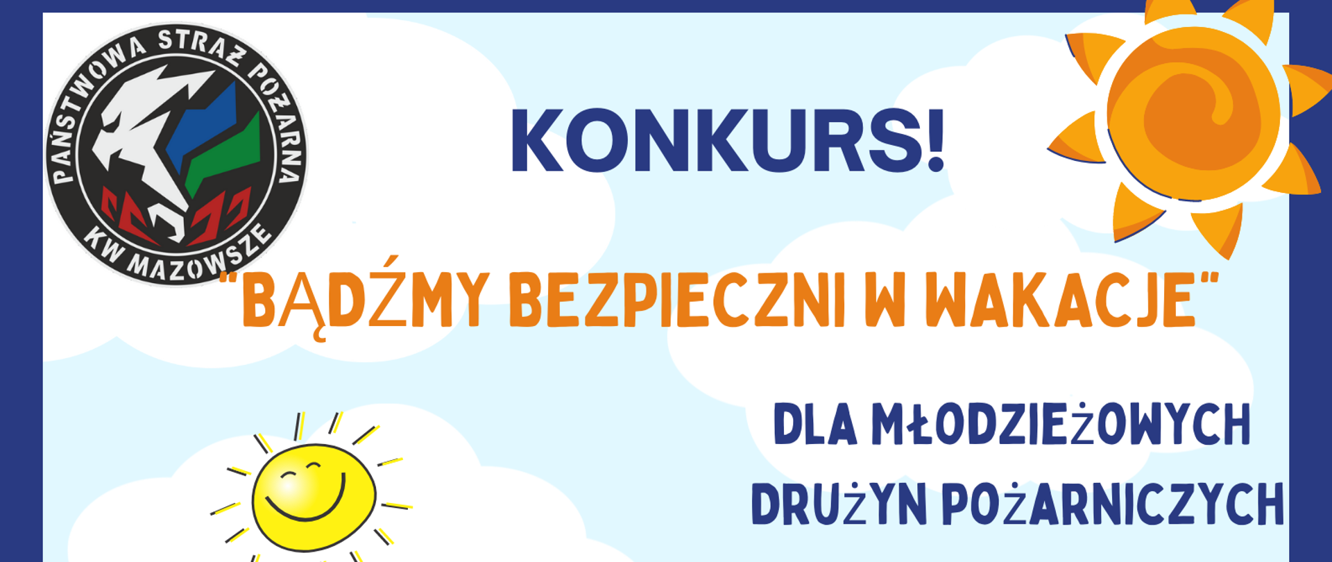 Konkurs "BĄDŹMY BEZPIECZNI W WAKACJE"
