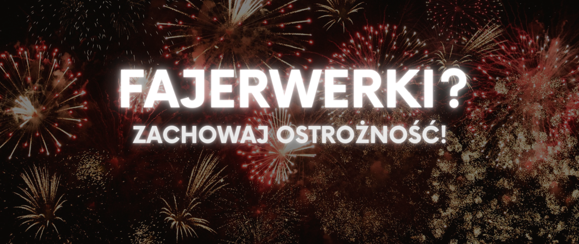 Baner fajerwerki