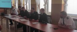 Widoczni strażacy z osp , przedstawiciele komendy wojewódzkiej psp w bialymstoku