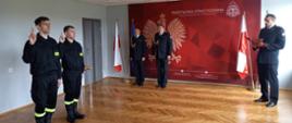 Uroczyste ślubowanie strażaków
