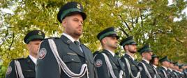 Funkcjonariusze KAS podczas uroczystości 