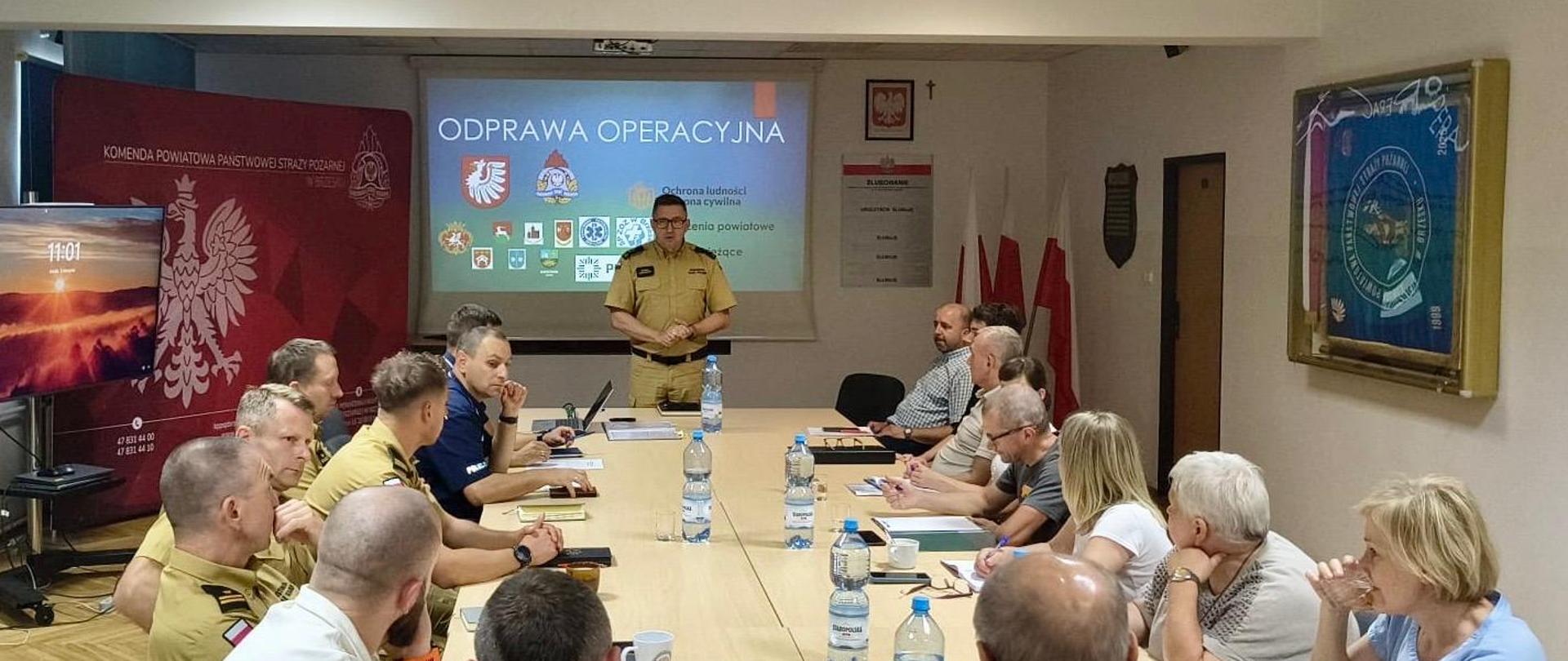 Odprawa z przedstawicielami JST OLiOC