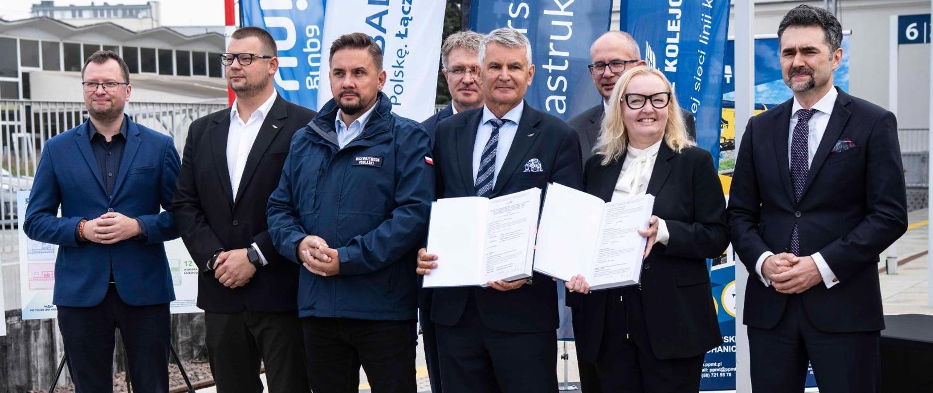 Podpisanie umowy na modernizację odcinka linii kolejowej Białystok-Ełk, wchodzącego w skład europejskiej trasy Rail Baltica