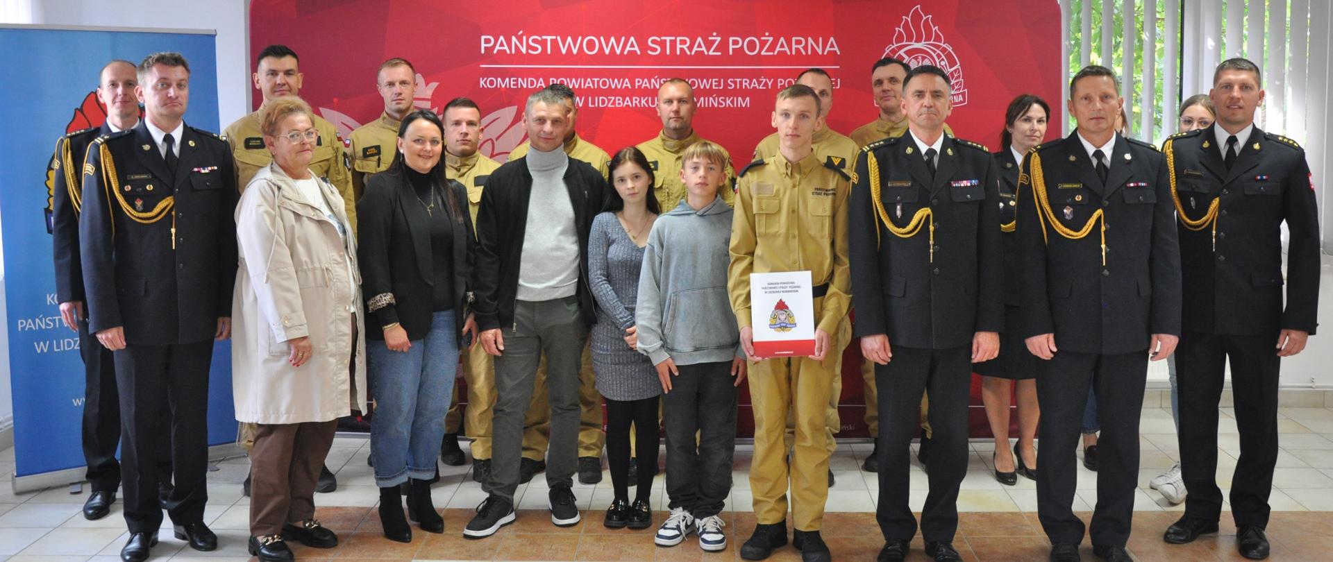 ślubowanie w KP PSP Lidzbark Warmiński