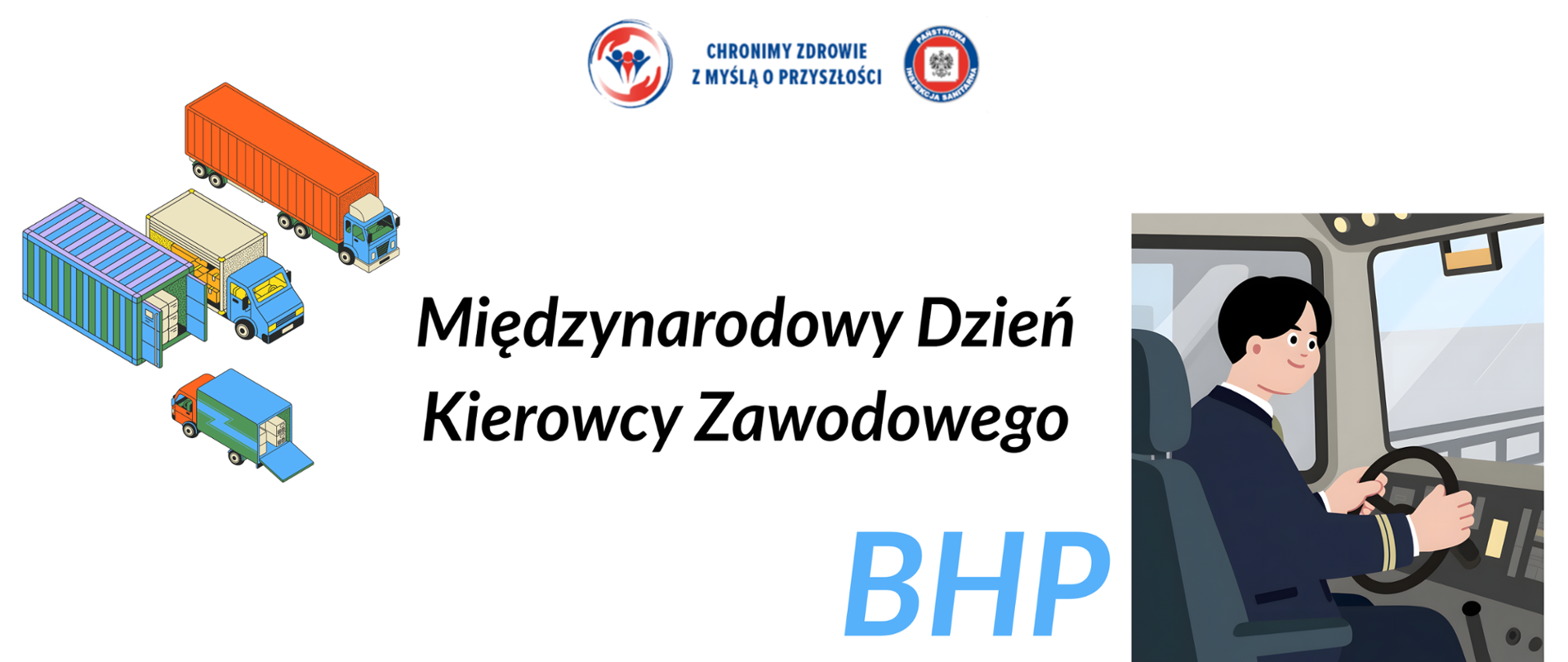 Baner - Międzynarodowy Dzień Kierowcy Zawodowego