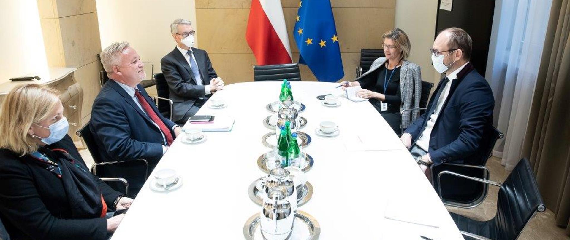 Spotkanie ze specjalnym wysłannikiem ds. Przewodnictwa Królestwa Szwecji w Organizacji Bezpieczeństwa i Współpracy w Europie 