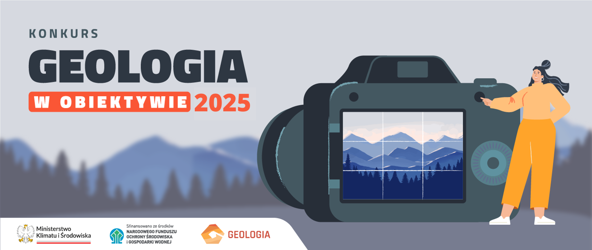 Grafika do konkursu Geologia w obiektywie 2025