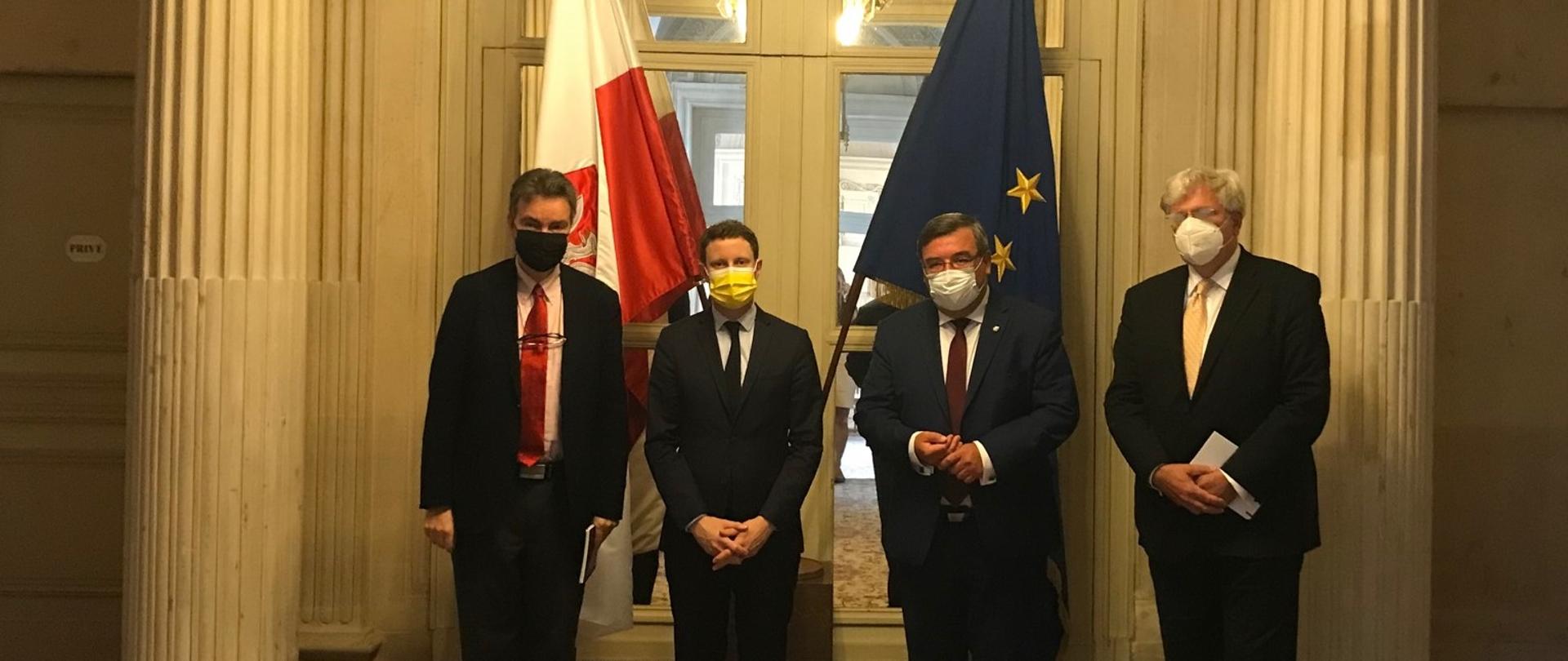 Spotkanie Ambasadorów V4 z C. Beaune