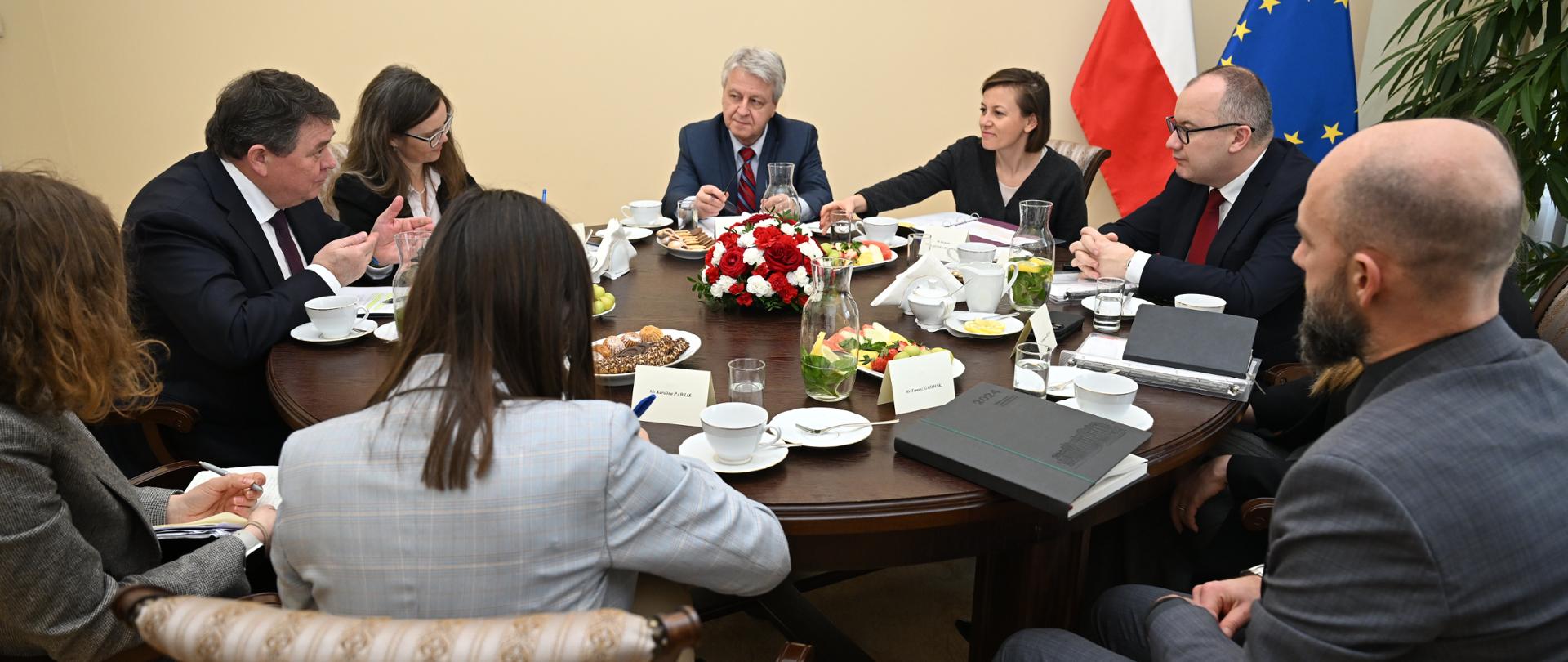 Spotkanie Ministra Sprawiedliwości z Ambasadorem Królestwa Norwegii w Polsce