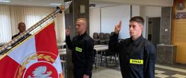 Ślubowanie nowych strażaków w KP PSP Siemiatycze