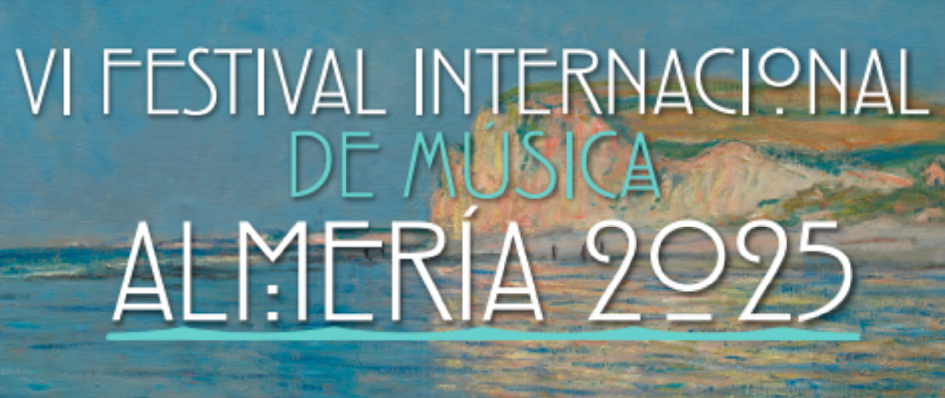 baner: na tle fragmentu zdjęcia wybrzeża Almerii nazwa festiwalu