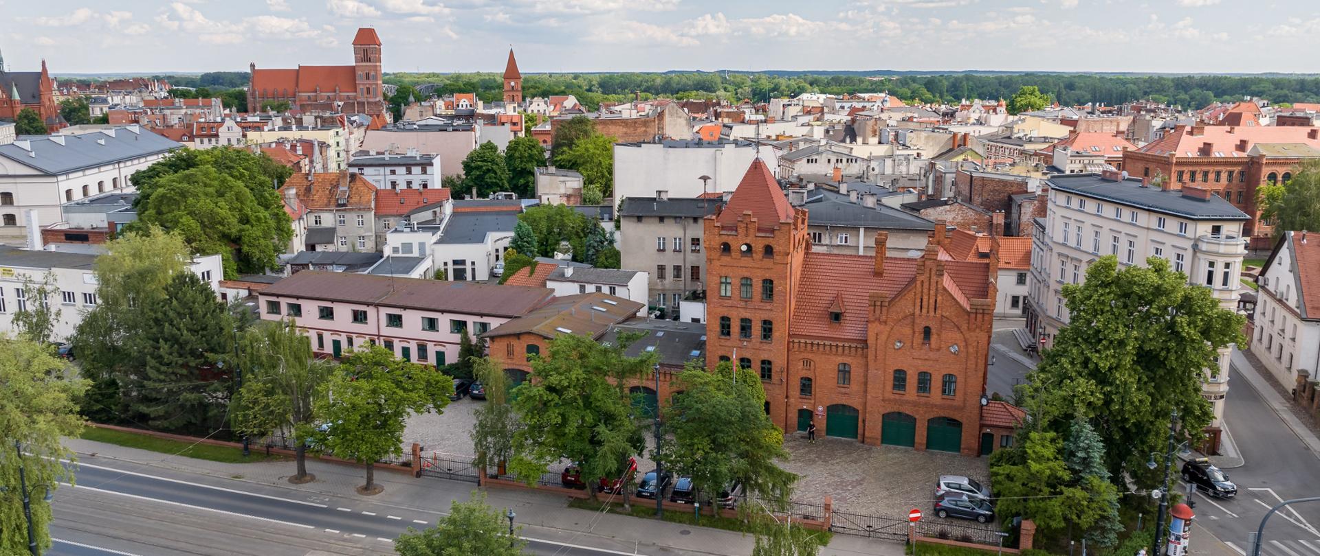 Panorama Torunia - widok z góry