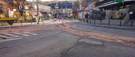 Zakopane – plama substancji ropopochodnej.