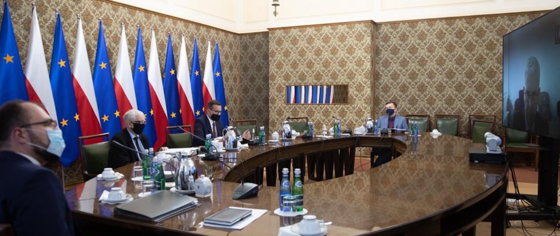 Posiedzenie Rady Ministrów z udziałem premiera Mateusza Morawieckiego