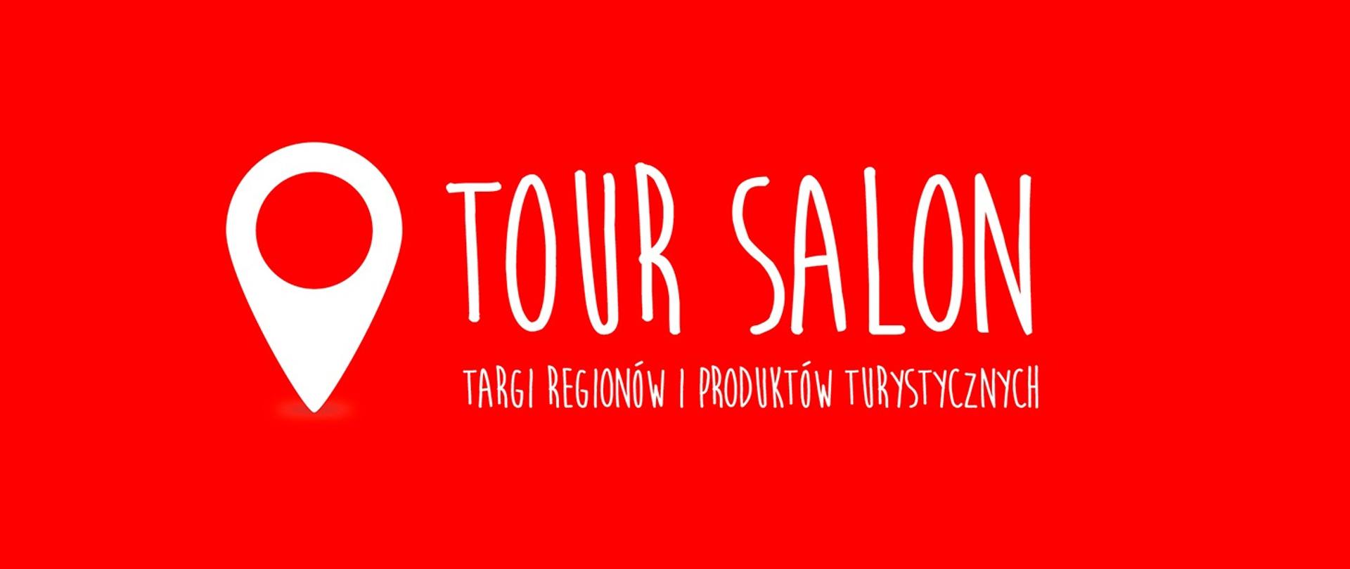 grafika z napisem TOUR SALON - targi regionów i produktów turystycznych