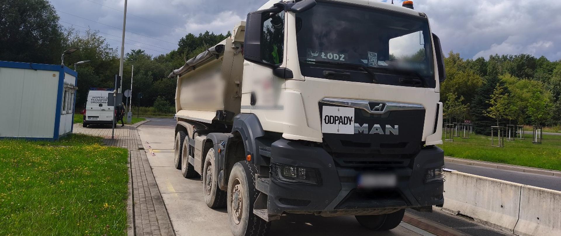 przeważone pojazdy w Łodzi