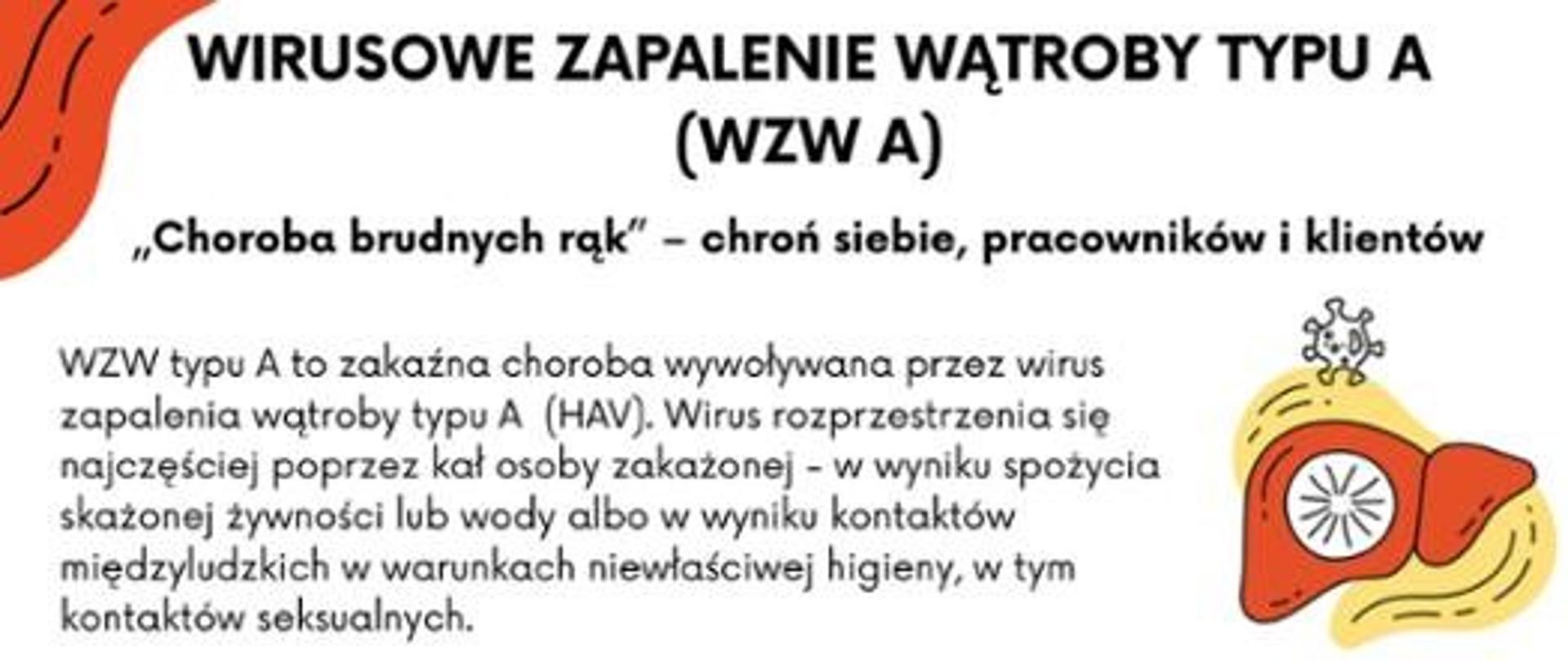 WIRUSOWE ZAPALENIE WĄTROBY TYPU A (WZW A)