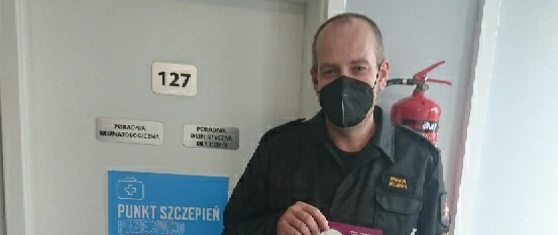 Szczepienia gostynińskich strażaków przeciw COVID-19