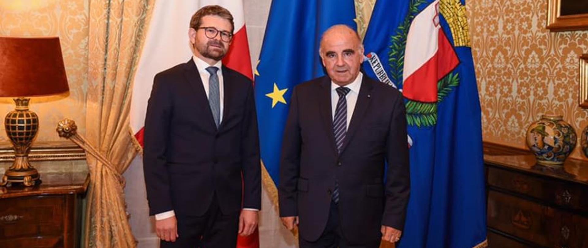 Spotkanie z prezydentem Malty 