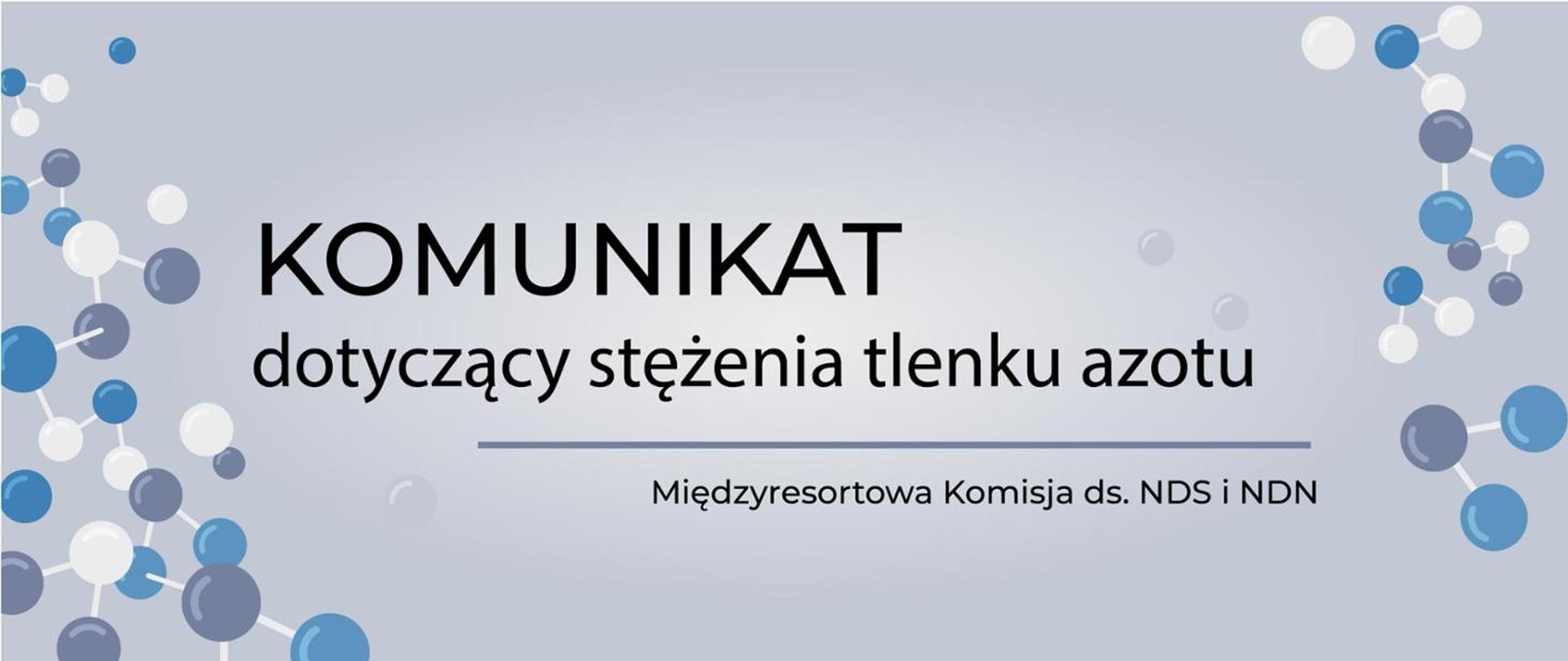 Komunikat dotyczący stężenia tlenku azotu
