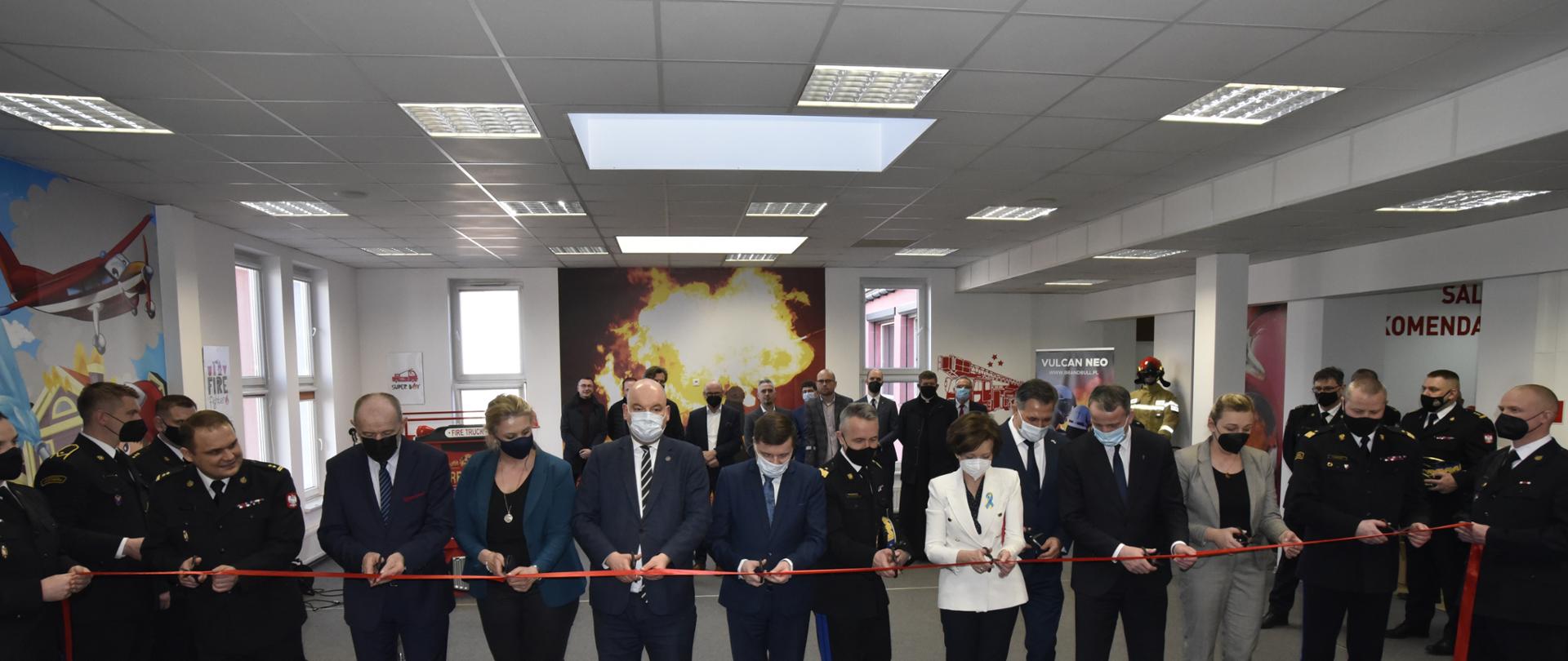 OTWARCIE SALI EDUKACYJNEJ W KOMENDZIE MIEJSKIEJ PAŃSTWOWEJ STRAŻY POŻARNEJ W KALISZU [21.02.2022]