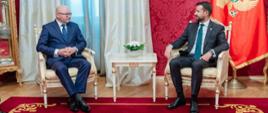 Złożenie listów uwierzytelniających na ręce Prezydenta Czarnogóry