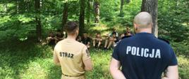 Prelekcja przedstawicieli PSP i Policji na temat bezpieczeństwa