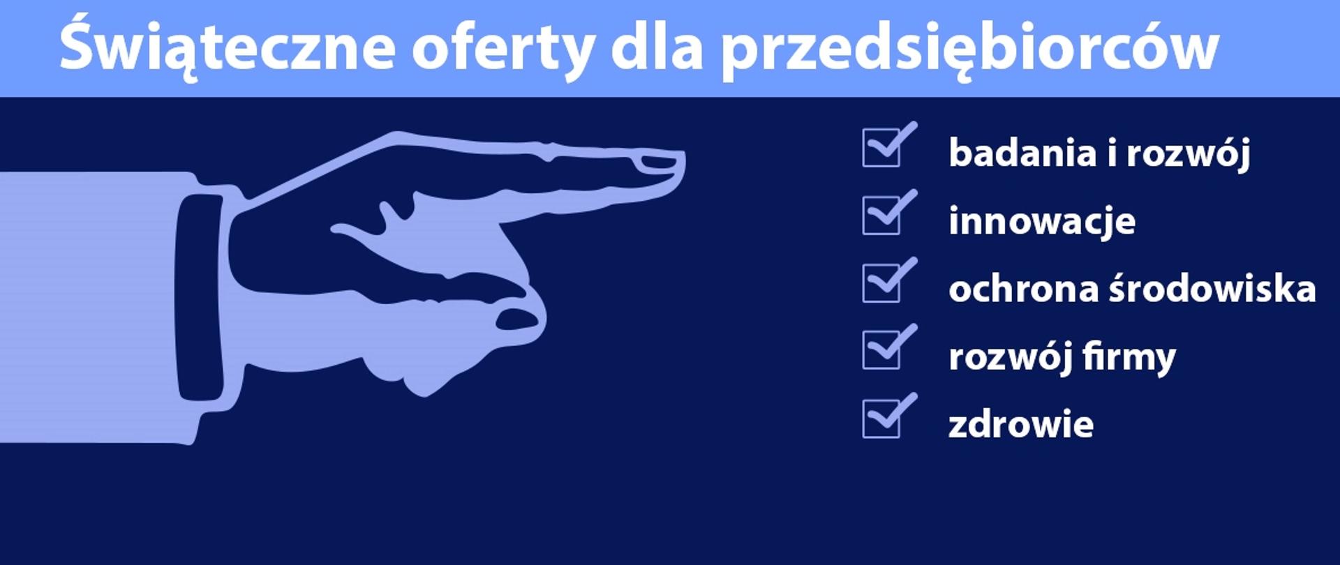 Świąteczne oferty dla przedsiębiorców: badania i rozwój, innowacje, ochrona środowiska, rozwój firmy, zdrowie