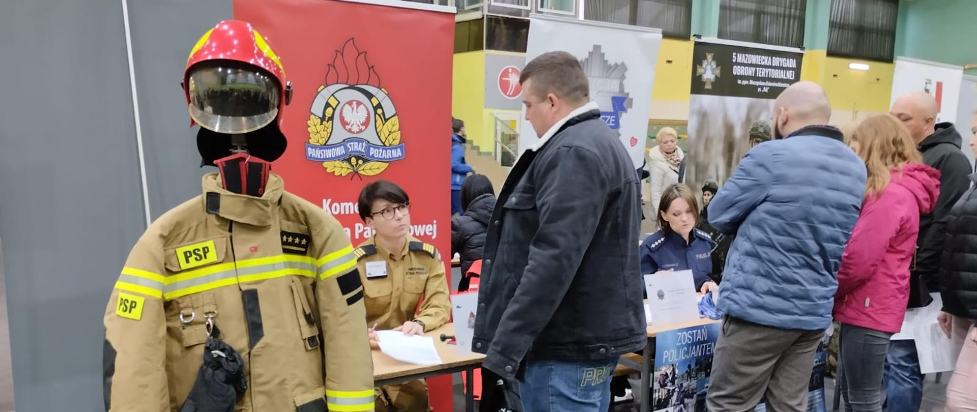 Państwowa Straż Pożarna na Mławskich Targach Pracy