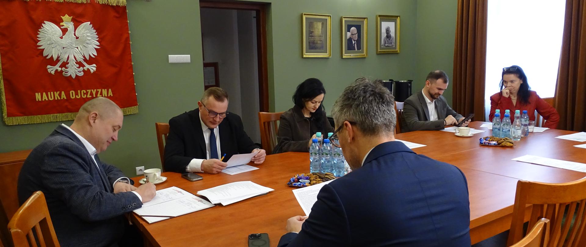 Posiedzenie Rady Pracodawców Wydziału Prawa i Administracji Akademii Handlowej Nauk Stosowanych w Radomiu