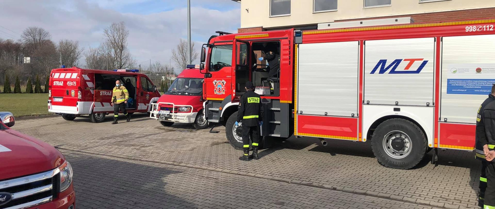 Dystrybucja środków ochrony osobistej w KP PSP Grójec