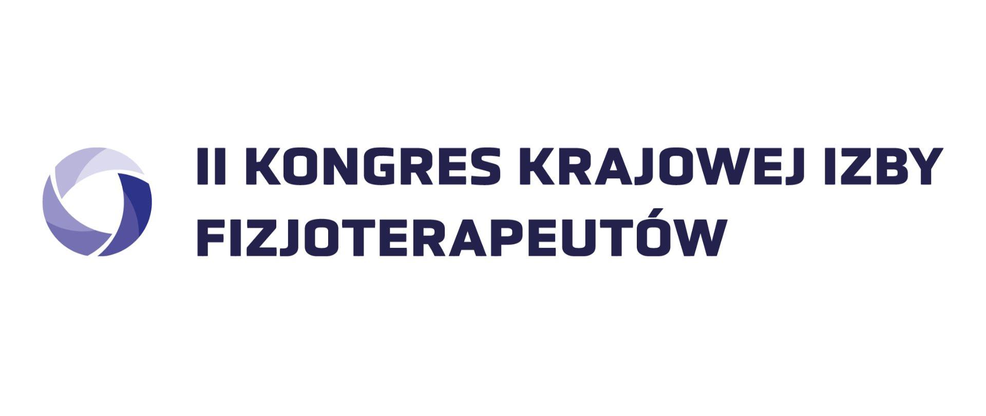 logo II kongresu krajowego izby fizjoterapeutów