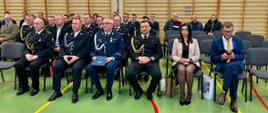 Uroczysta zbiórka z okazji przejścia na zaopatrzenie emerytalne Zastępcy Komendanta Powiatowego PSP w Obornikach st. kpt. Przemysława Olszewskiego