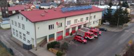 Budynek komendy Powiatowej PSP w Białobrzegach w 2018r.