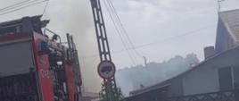 Pożar budynku gospodarczego