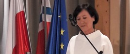 Przemawia dyr. Generalna MGMiŻŚ