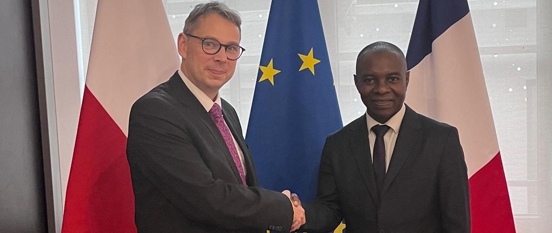 Podsekretarz stanu Jakub Wiśniewski spotkał się z francuskim Sekretarzem stanu ds. Polityki Rozwojowej