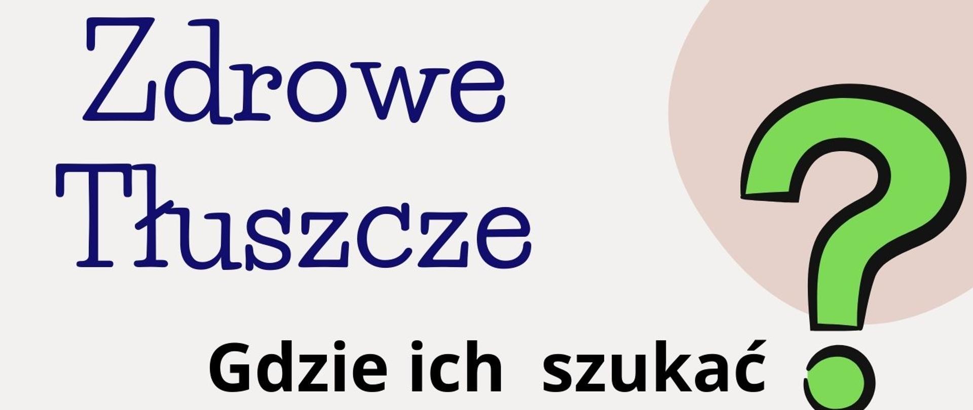 zdrowe tłuszcze