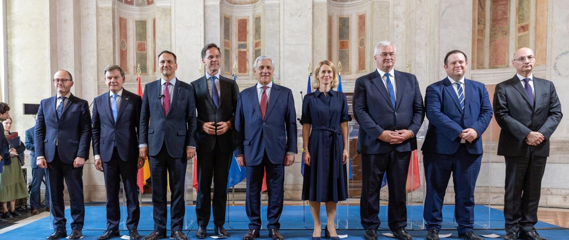 Spotkanie „Wielkiej Piątki Unii Europejskiej” oraz Wielkiej Brytanii i Ukrainy w Rzymie