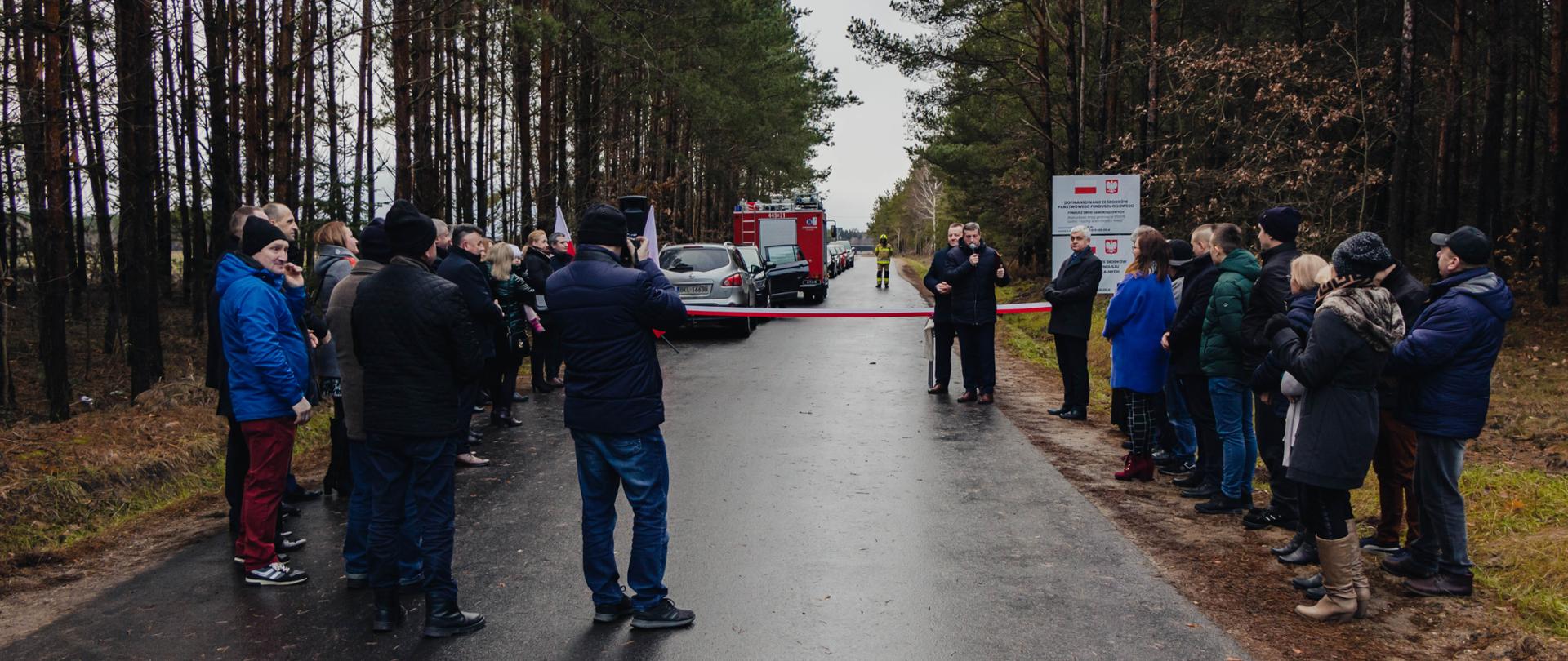 Droga w miejscowości Łacha otwarta po rozbudowie