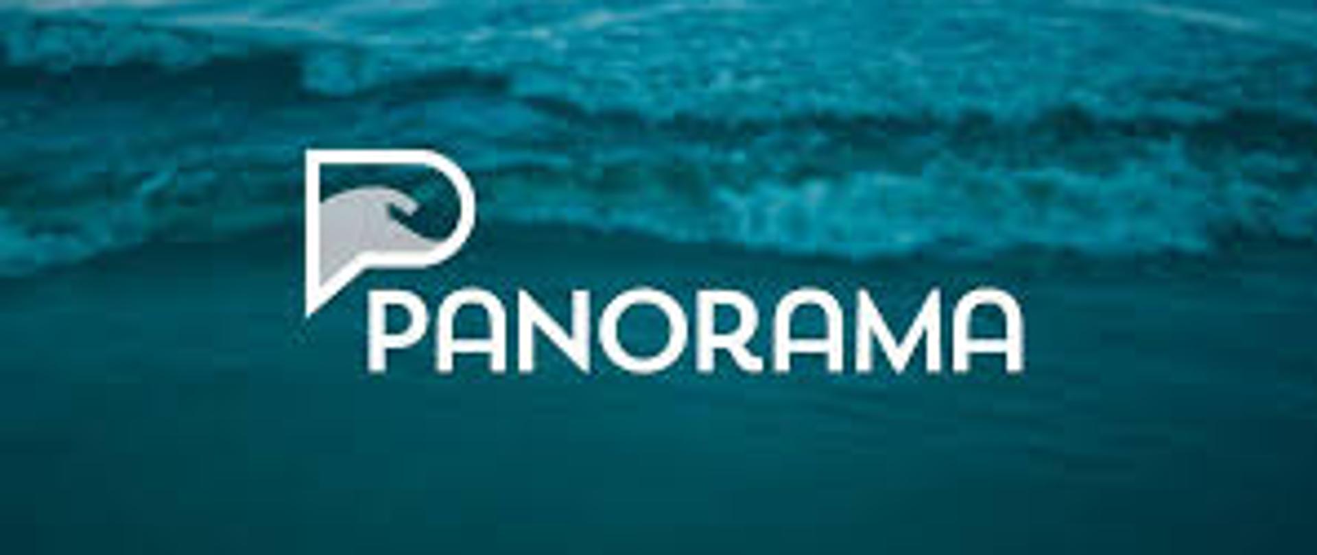 Zdjęcie przedstawia logo programu "Forum Panoramy".