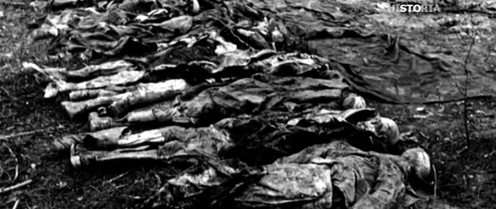 Katyńskie doły śmierci-baner