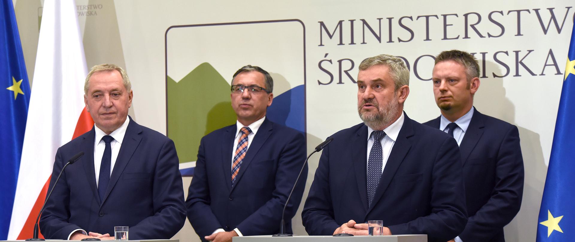 minister Henryk Kowalczyk, minister rolnictwa i rozwoju wsi Jan Krzysztof Ardanowski