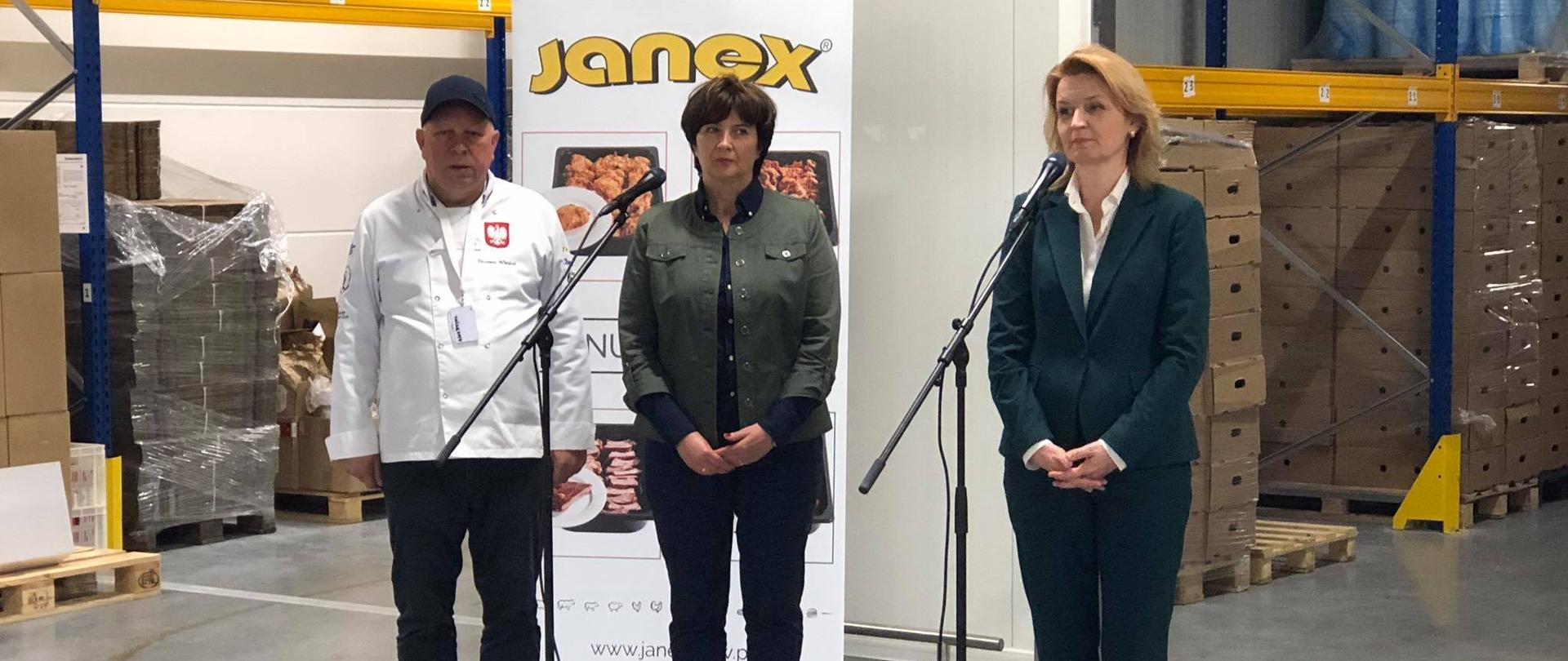Wiceminister Socha w firmie Janex