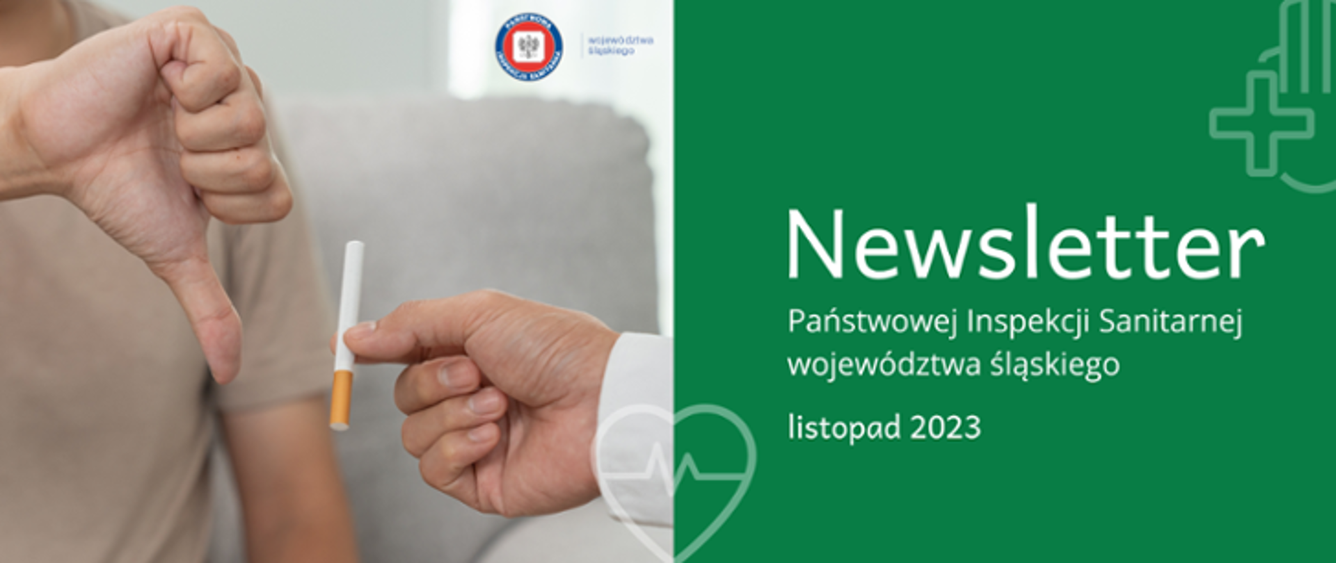 kciuk w dół przed papierosem