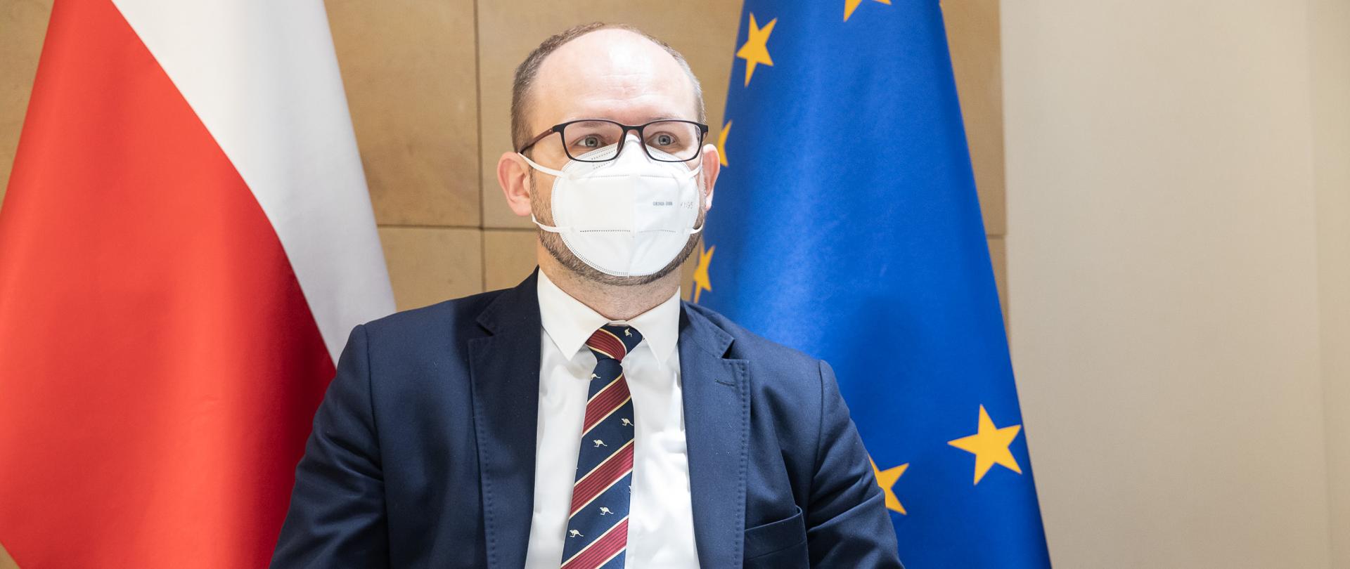 2020.11.30 Warszawa . Minister Marcin Przydacz . Wideokonferencja OSCE .Fot. Tymon Markowski / MSZ