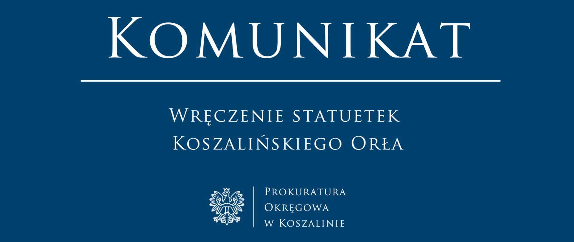 Wręczenie statuetek Koszalińskiego Orła