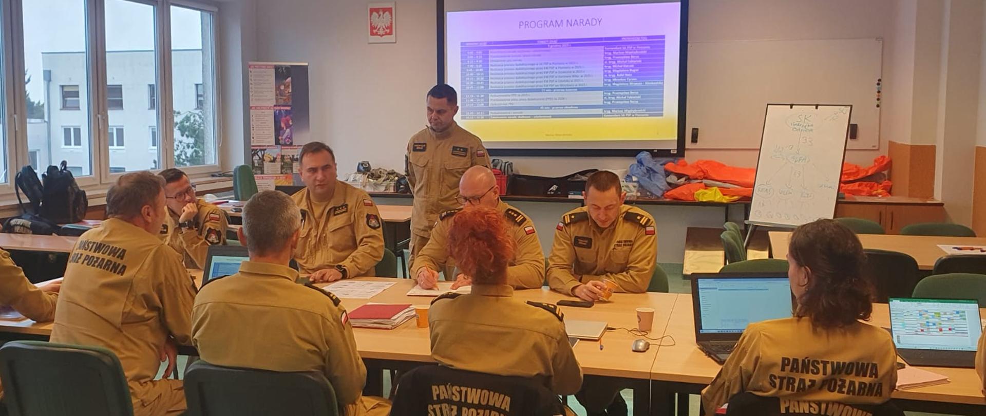 Narada służbowo - szkoleniowa z Naczelnikami Ośrodków Szkoleń KW PSP