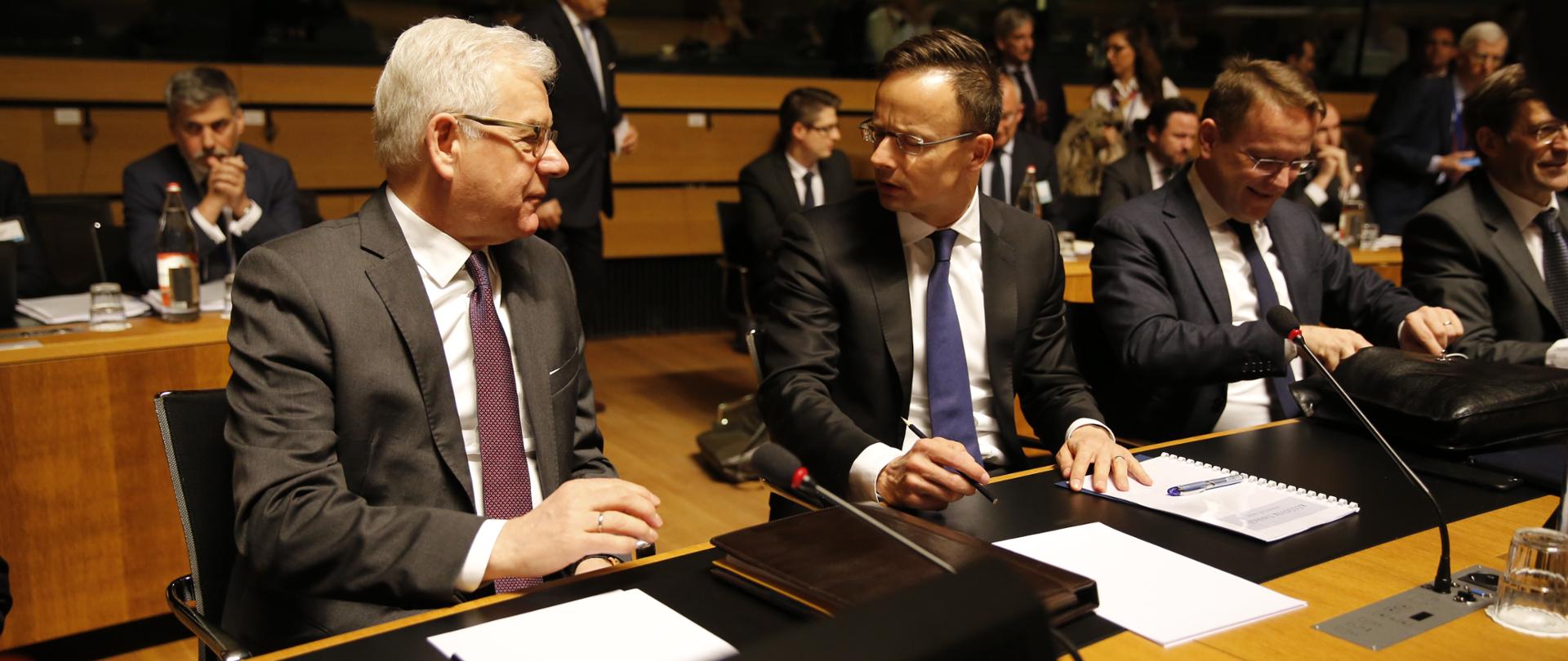 Minister Jacek Czaputowicz attends Foreign Affairs Council